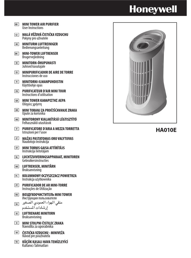 Honeywell HA010E User manual