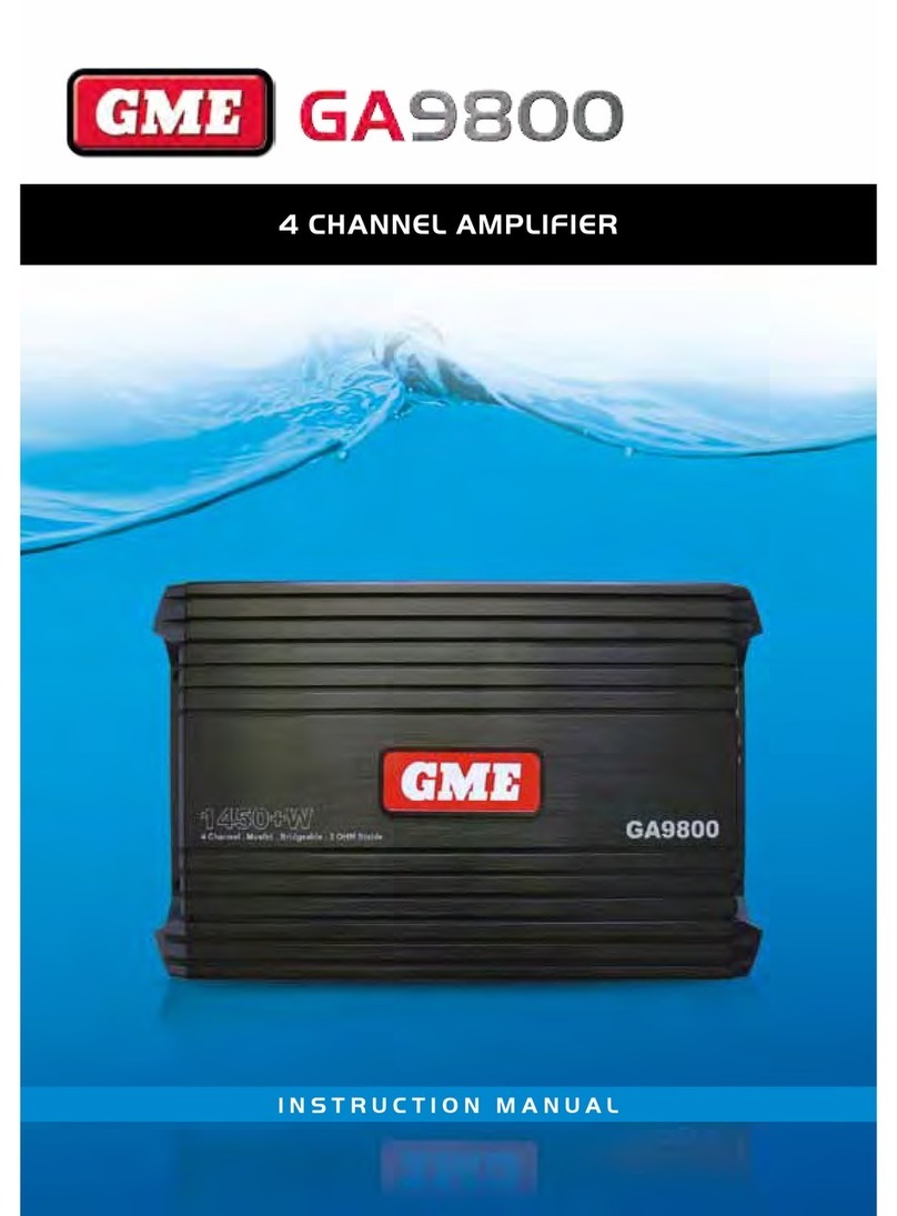 GME GA9800 User manual