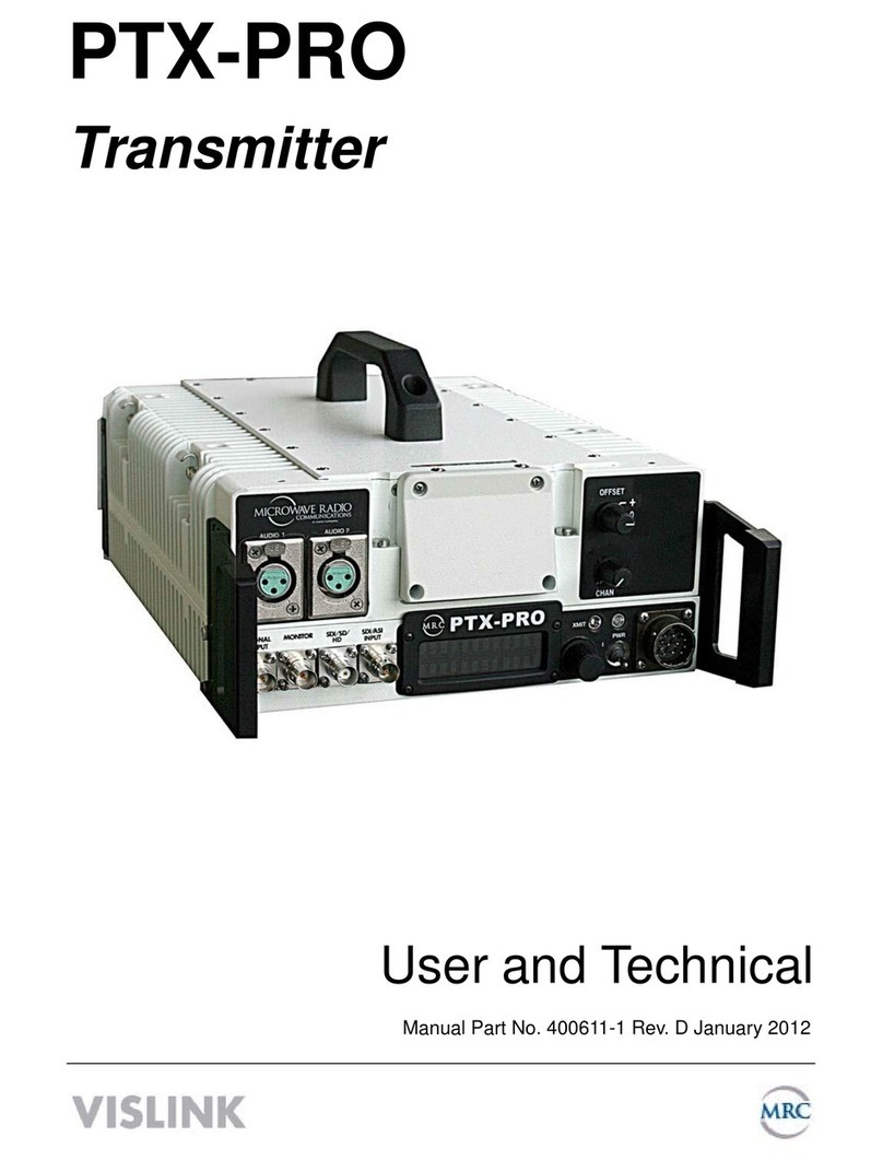 Vislink PTX-PRO User and technical manual