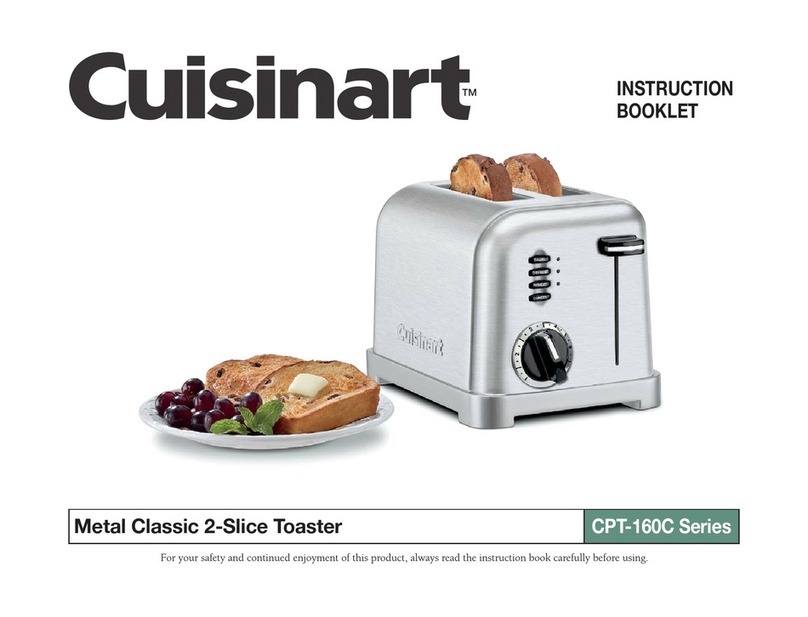 Cuisinart CPT-160C Series User manual