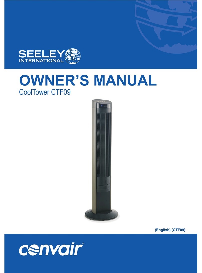 Convair CoolTower CTF09 User manual