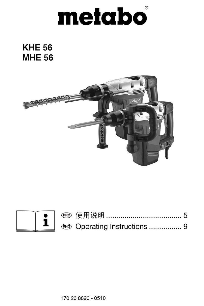 Metabo KHE 56 User manual