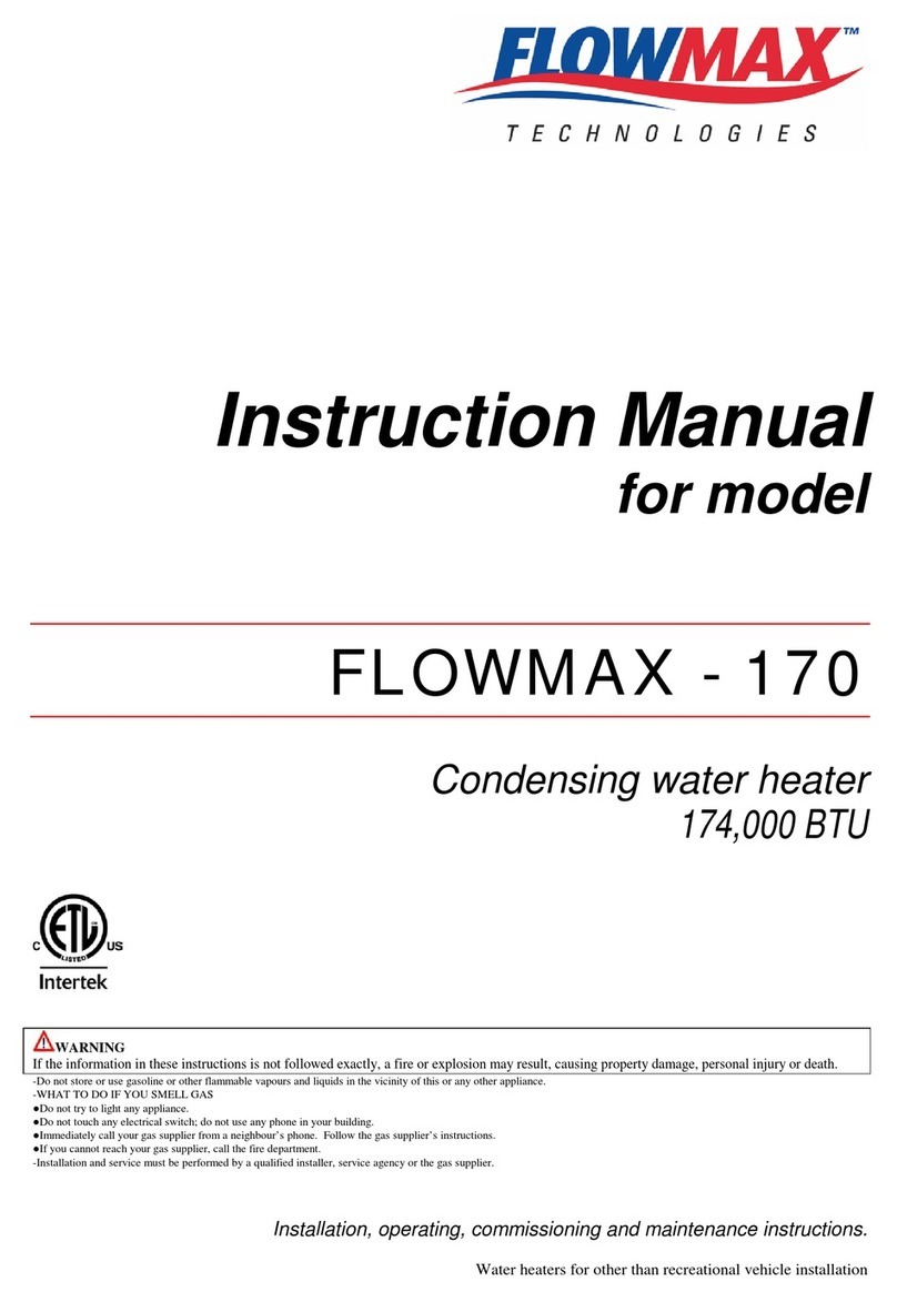 FLOWMAX 170 instruction manual