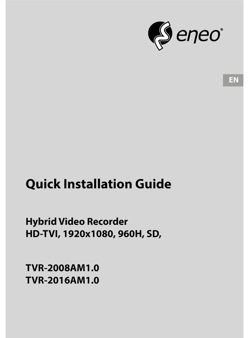 Eneo TVR-2008AM1.0 User manual