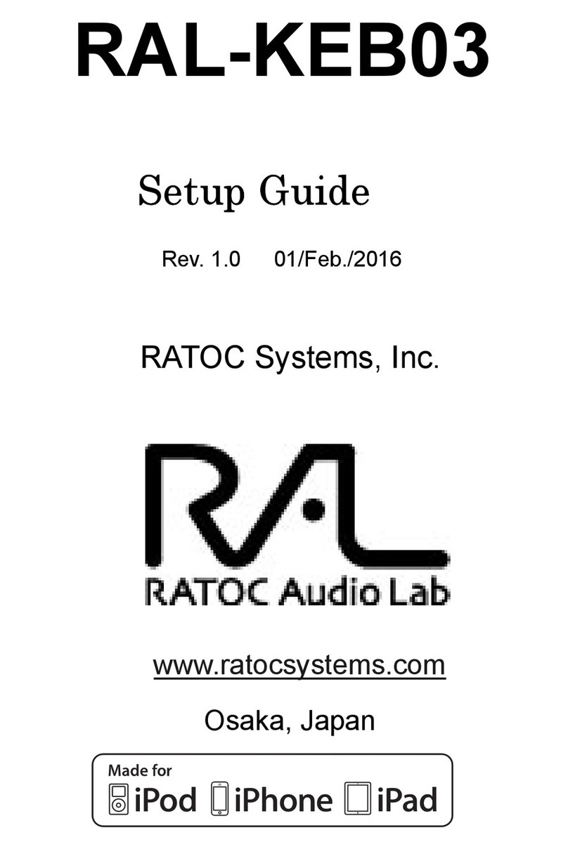 Ratoc Systems RAL-KEB03 Setup guide