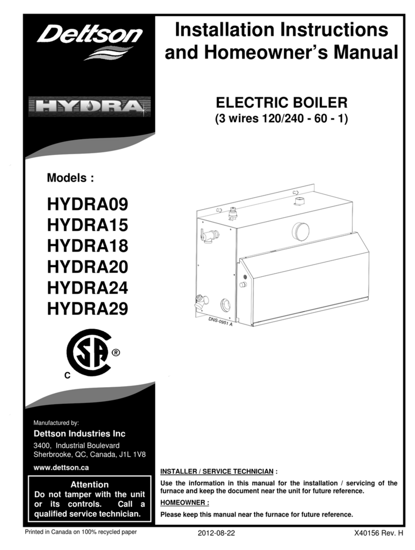 Dettson HYDRA09 Assembly instructions