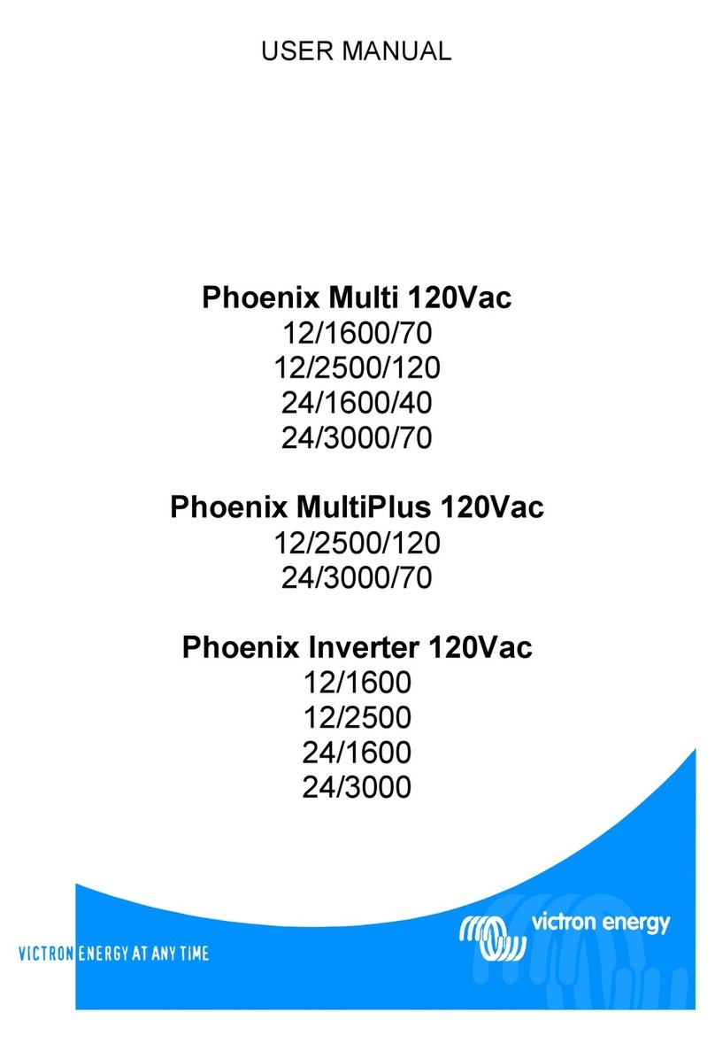 Victron energy Phoenix Multi 120VAC user manual