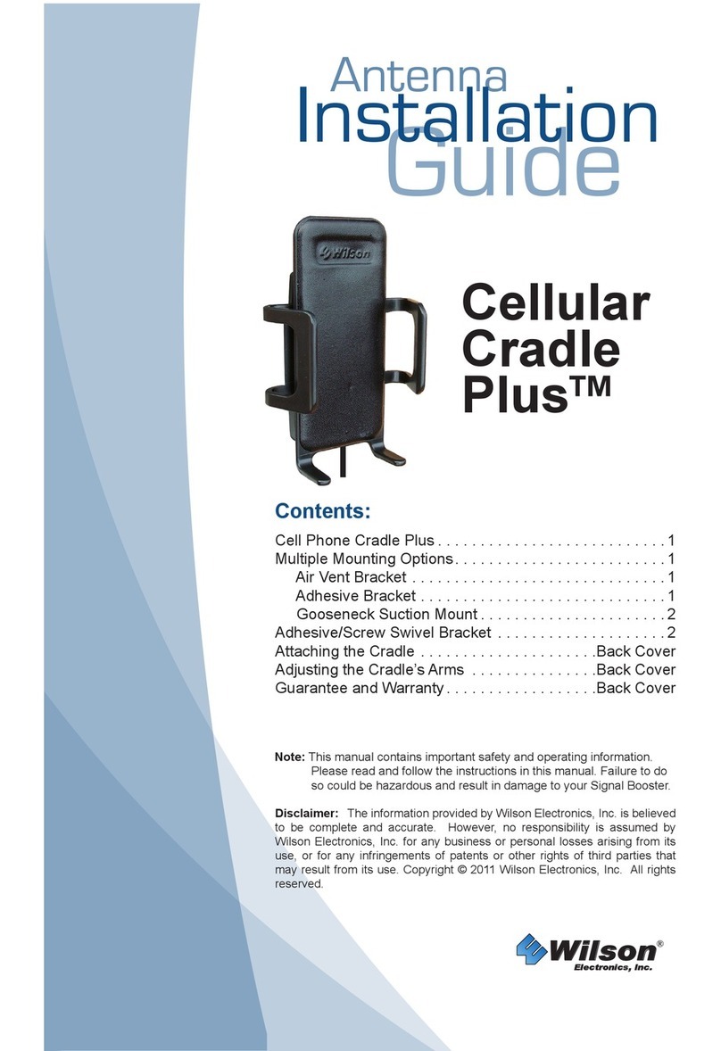 Wilson Electronics Cellular Cradle Plus installation guide