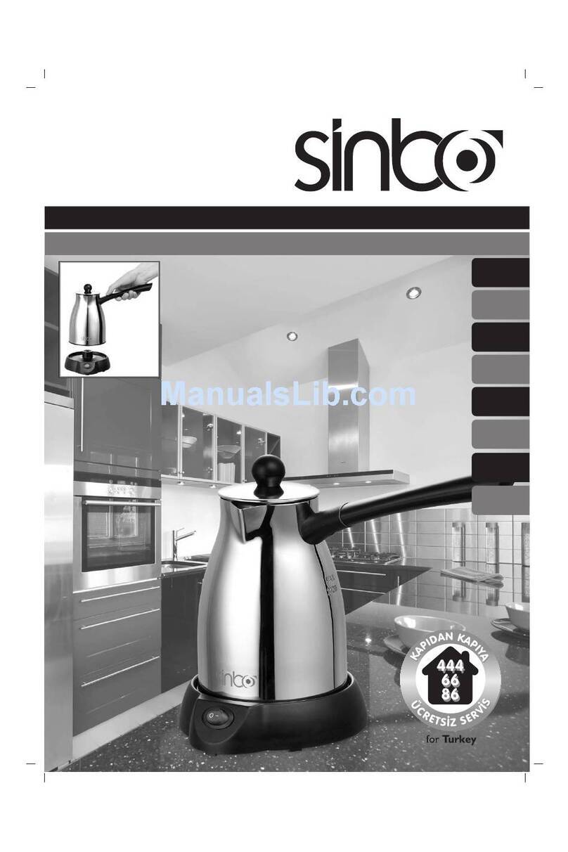 Sinbo SCM 2922 instruction manual