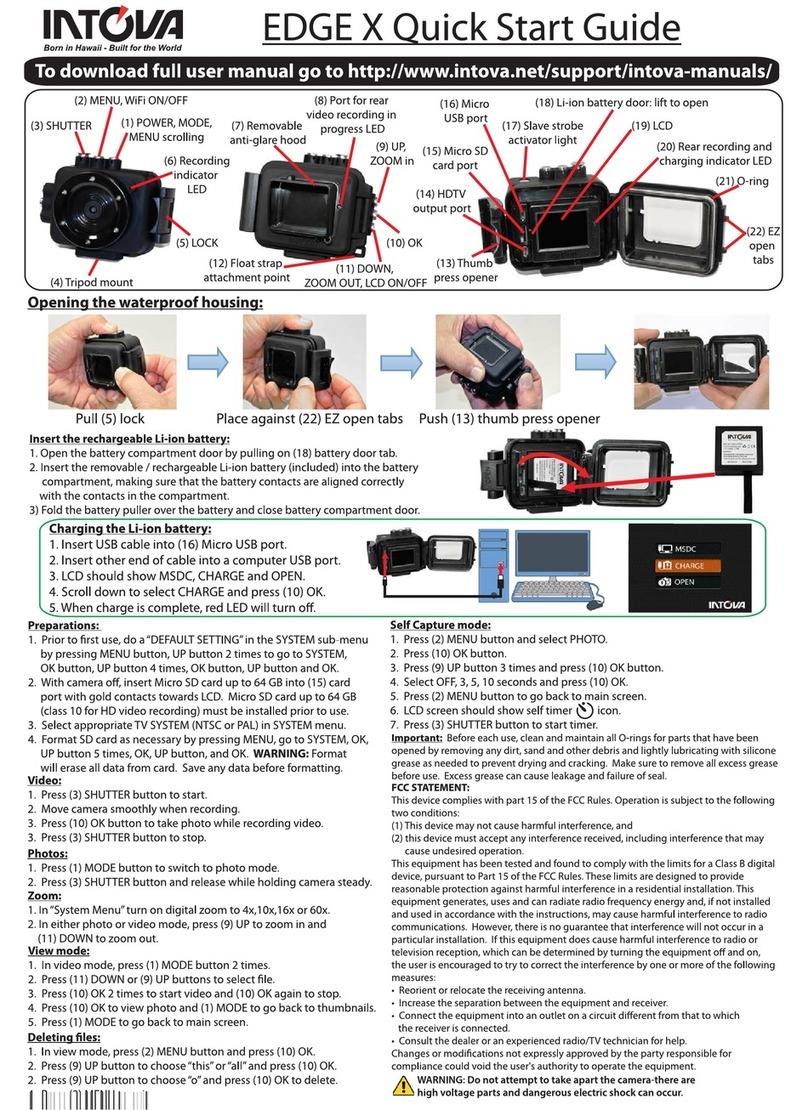 Intova EDGE X User manual Intova EDGE X User manual