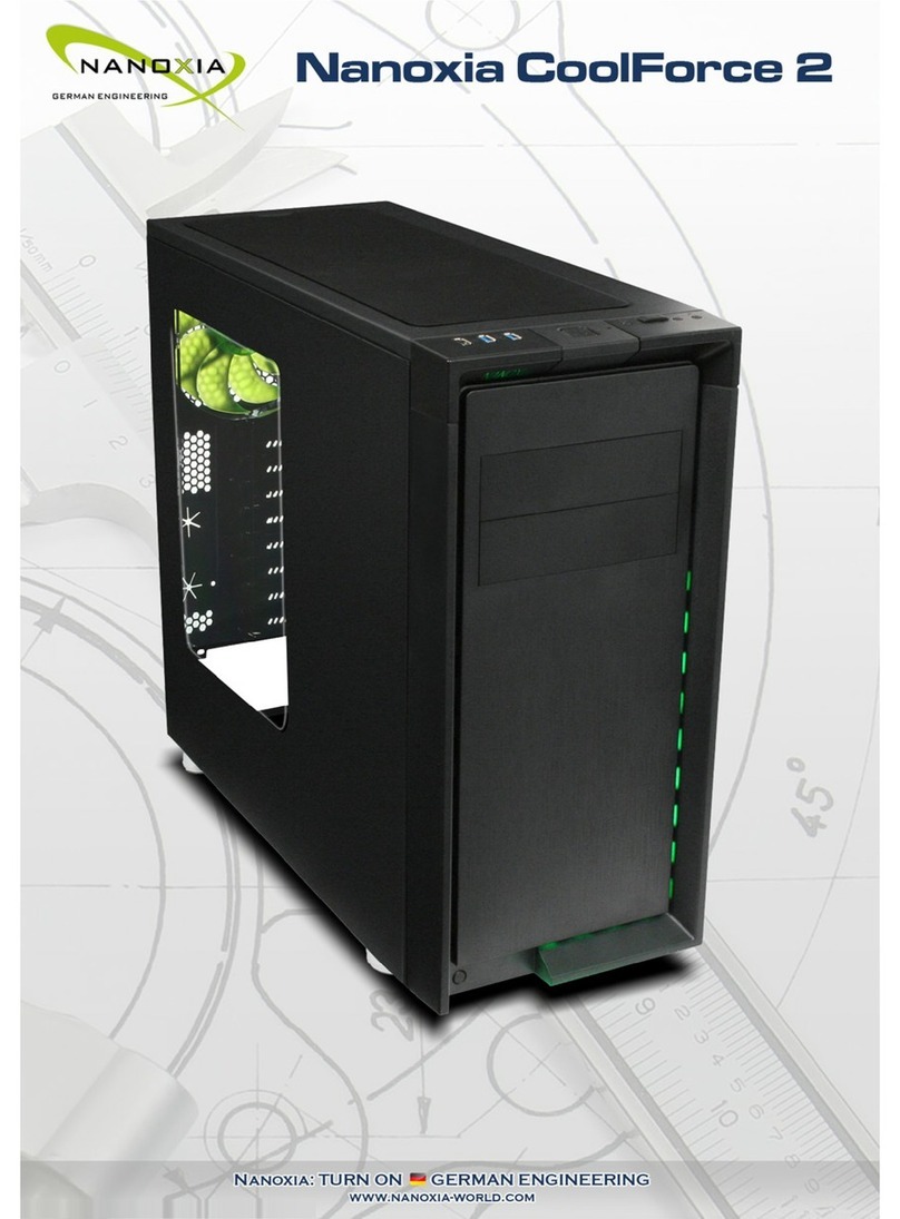 Nanoxia CoolForce 2 User manual Nanoxia CoolForce 2 User manual
