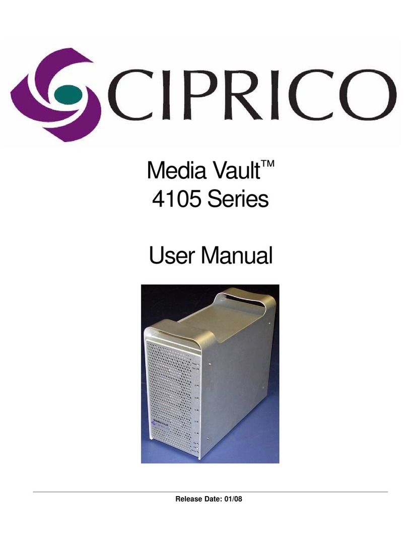 Ciprico Media Vault 4105 Series user manual