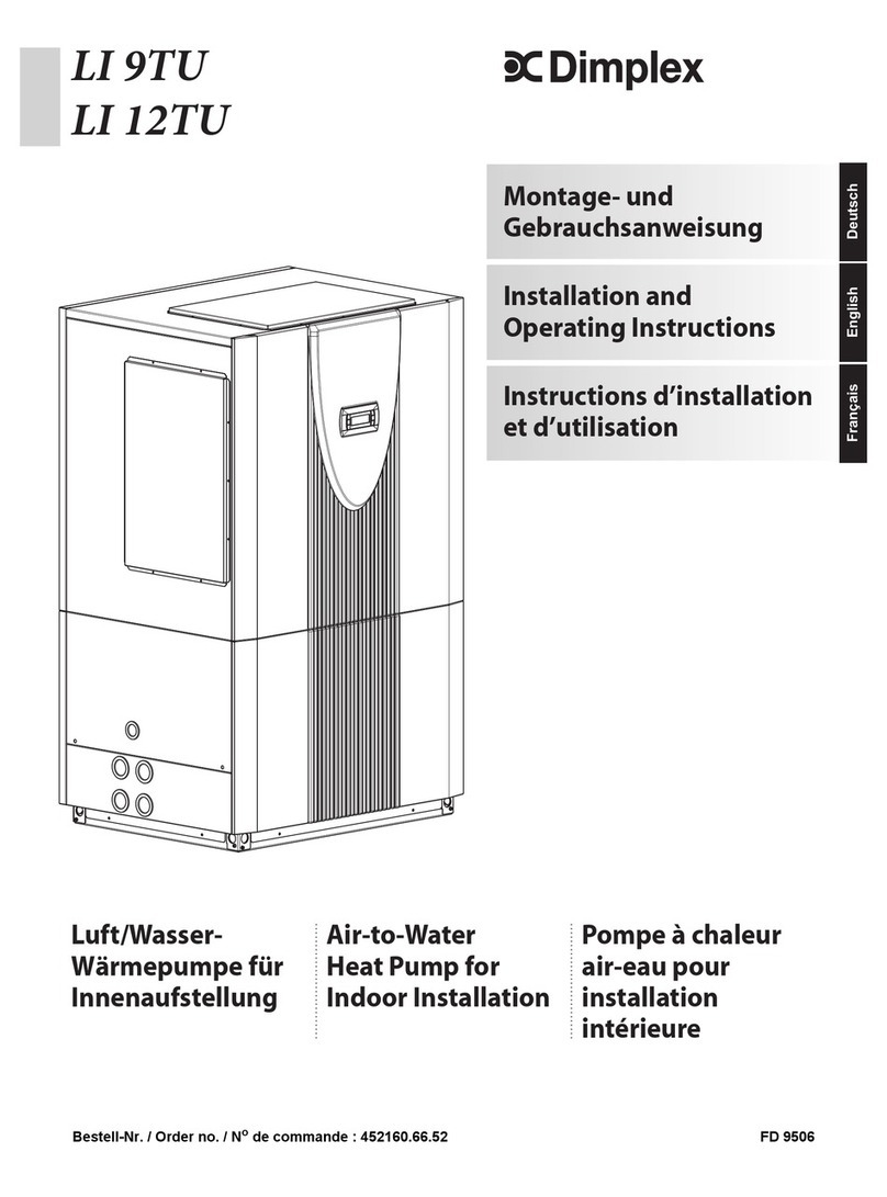 Dimplex LI 9TU Installation and operating instructions Dimplex LI 9TU Installation and operating instructions