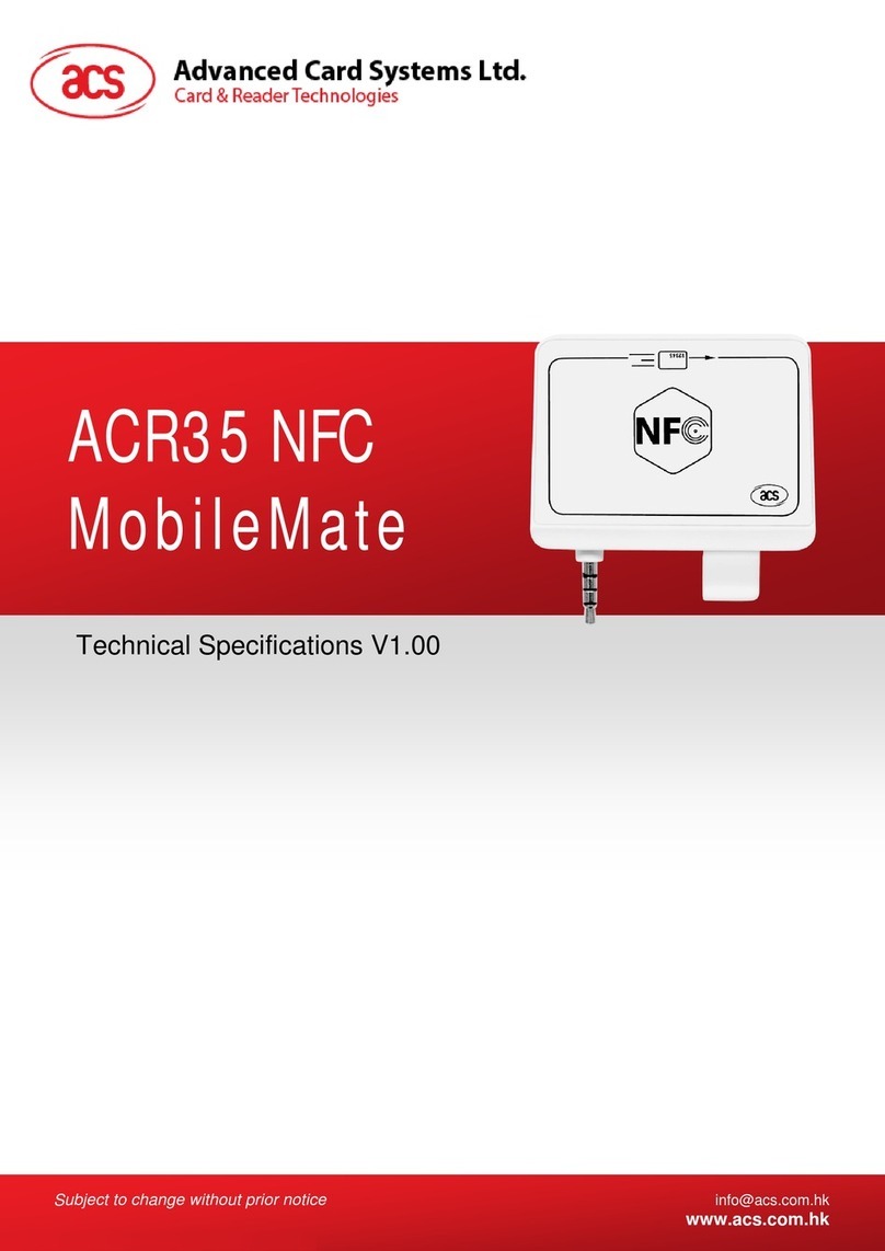 Advanced Card ACR35 User manual