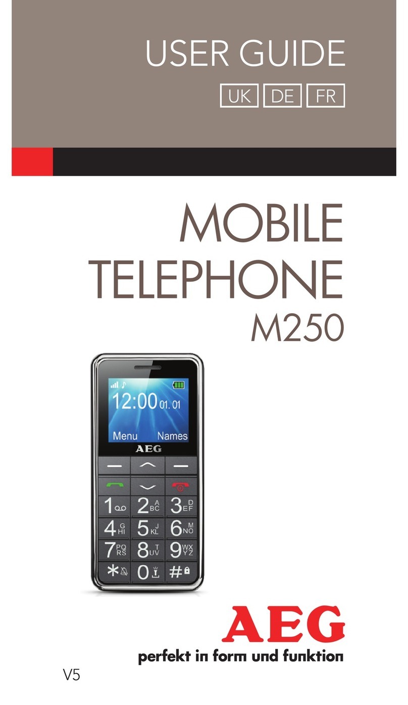 AEG M250 User manual