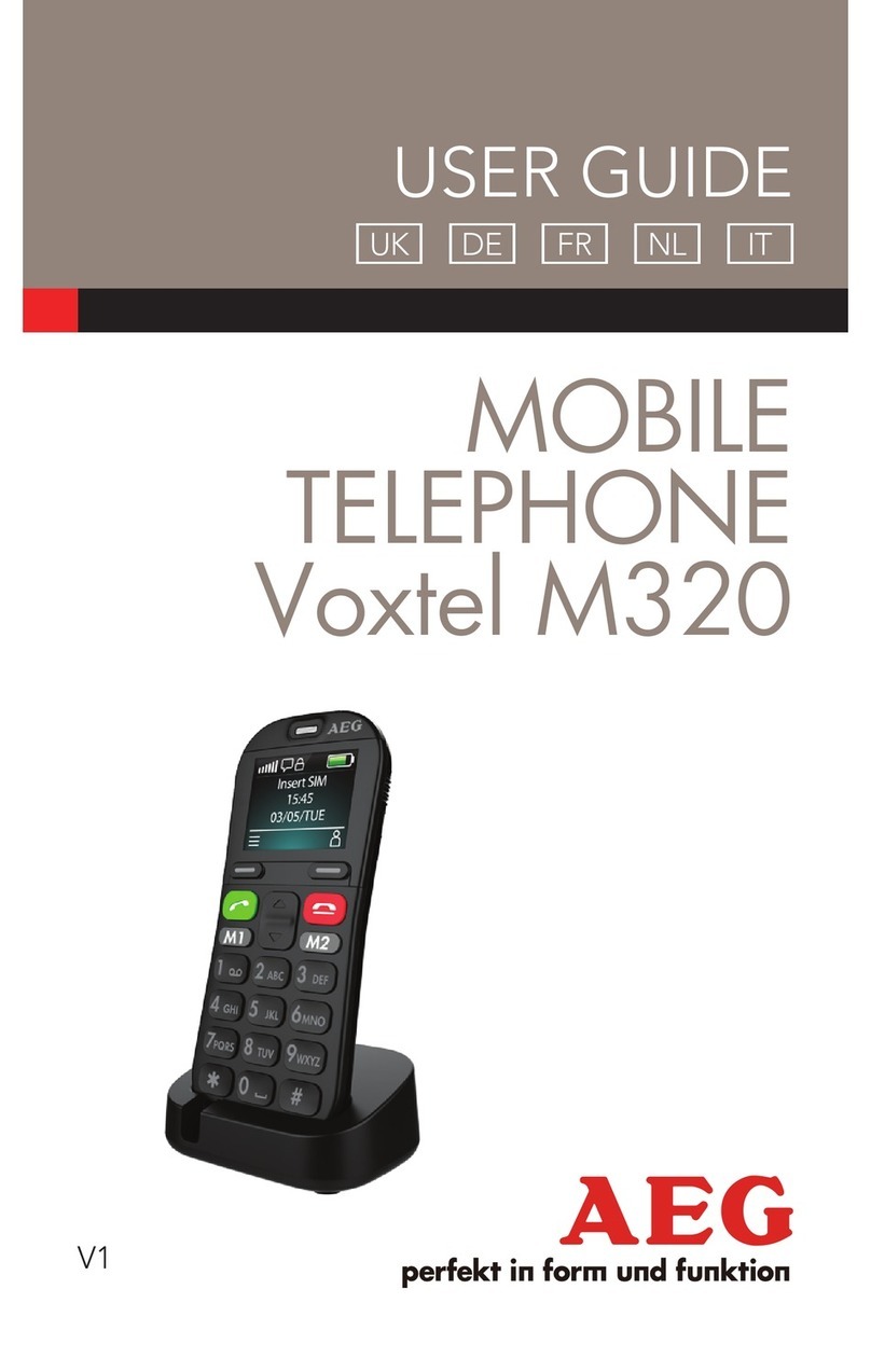 AEG Voxtel M320 user guide