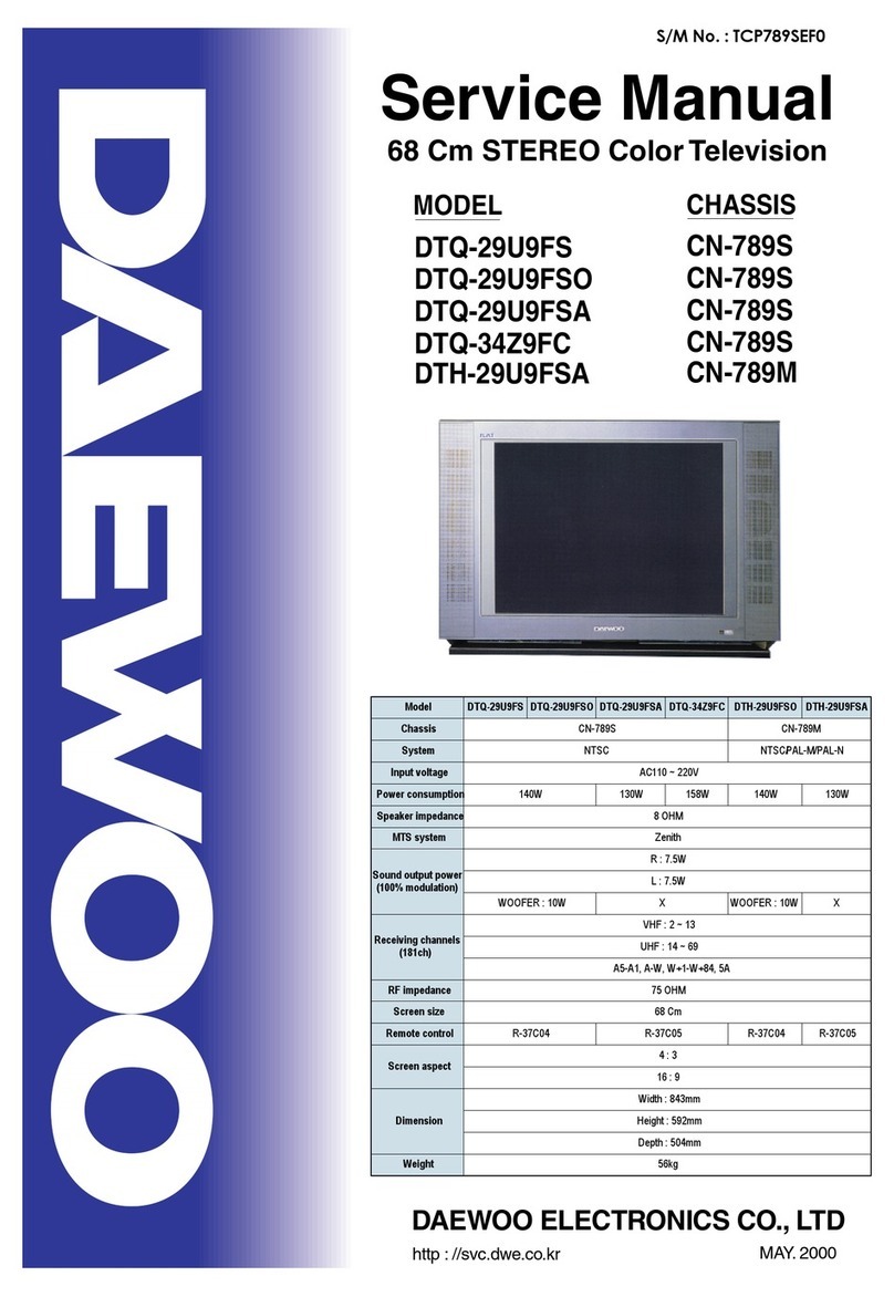 Daewoo DTQ-29U9FS User manual