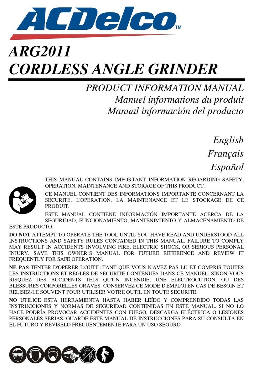 ACDelco ARG2011 Product information manual