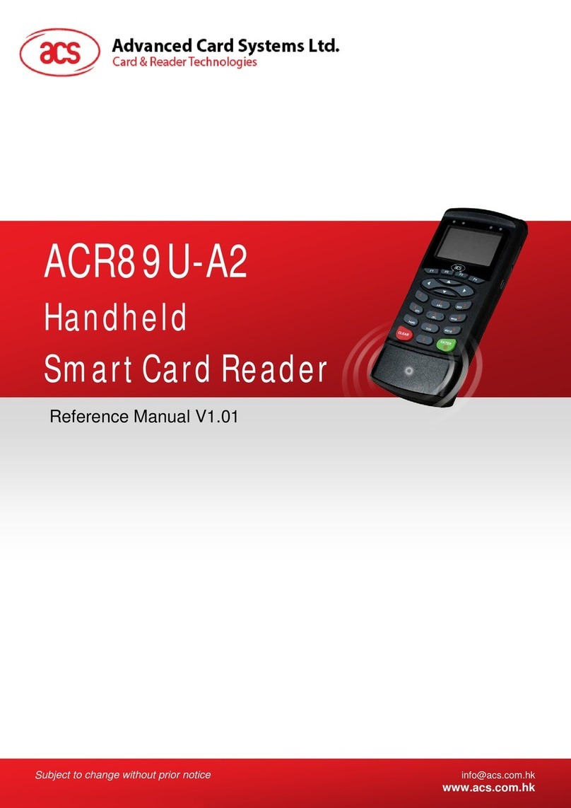 Advanced Card ACR89U-A2 User manual