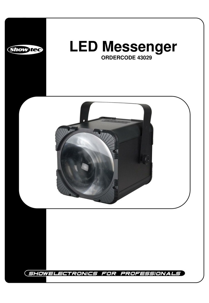 Show Tec LED Messenger User manual