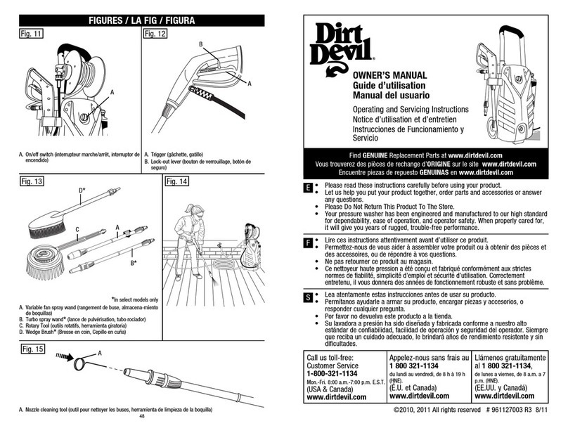 Dirt Devil ND40014 owner's manual