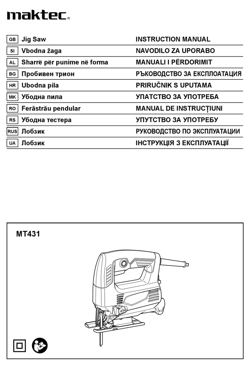 Maktec MT431 User manual