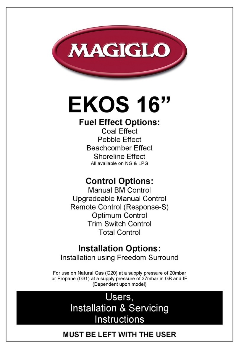 Magiglo Ekos 16" User, installation & servicing instructions Magiglo Ekos 16" User, installation & servicing instructions