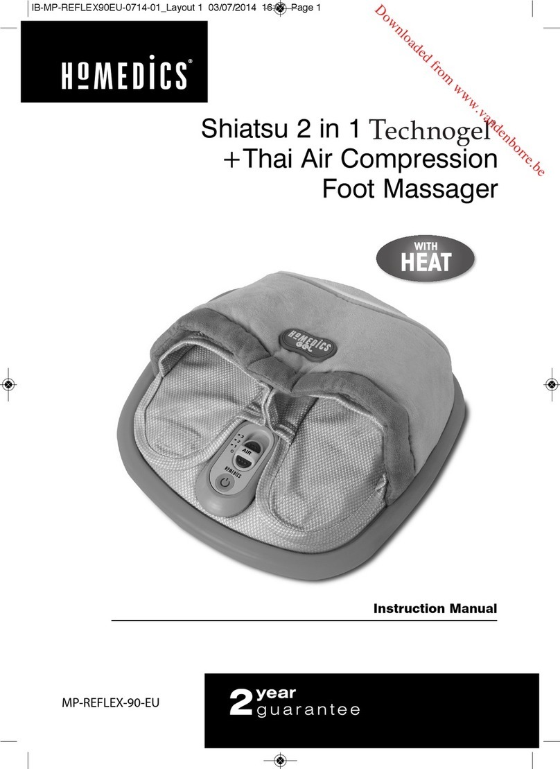 HoMedics MP-REFLEX-90-EU instruction manual