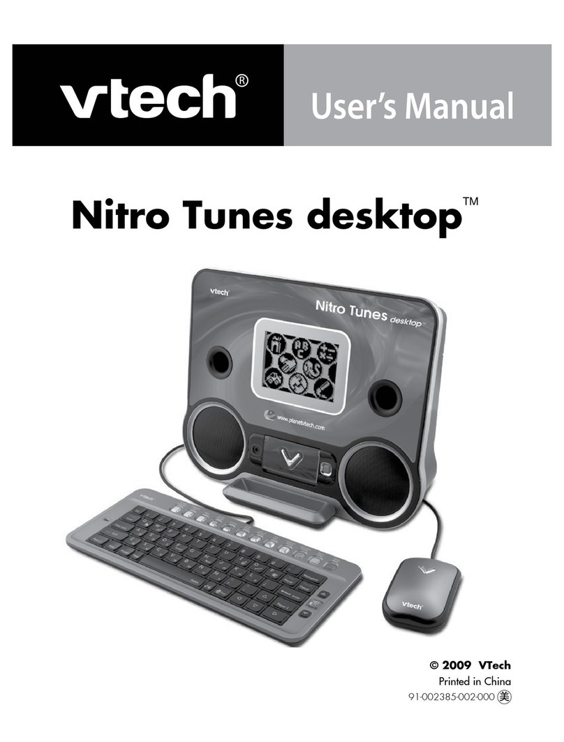 V-tech Nitro Tunes user manual