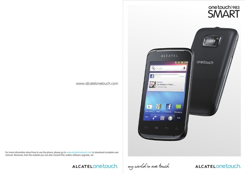 Alcatel OneTouch 983 Smart User manual