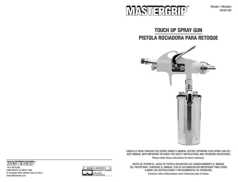 Mastergrip 540139 owner's manual