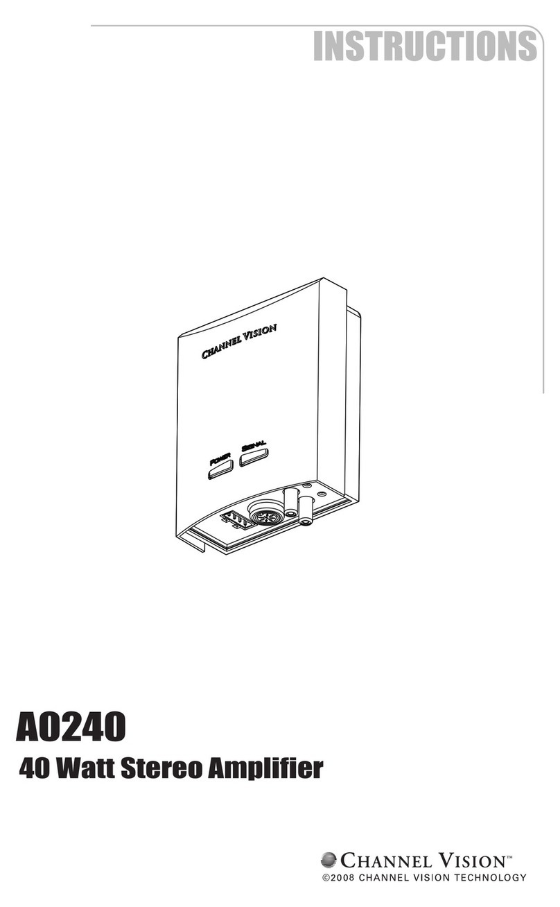 Channel Vision A0240 instructions