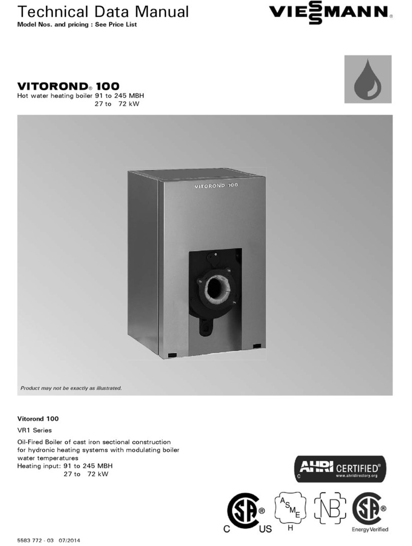 Viessmann Vitorond 100 Technical data Viessmann Vitorond 100 Technical data