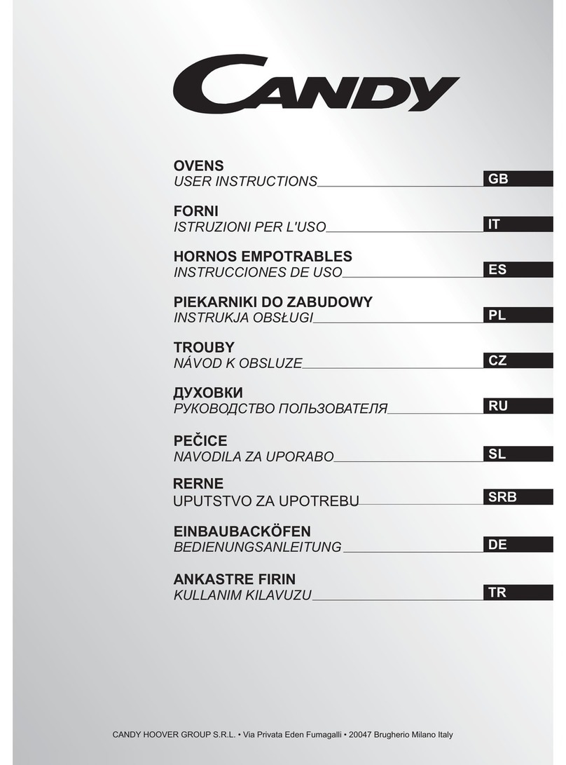 Candy FXP 824 VX User manual