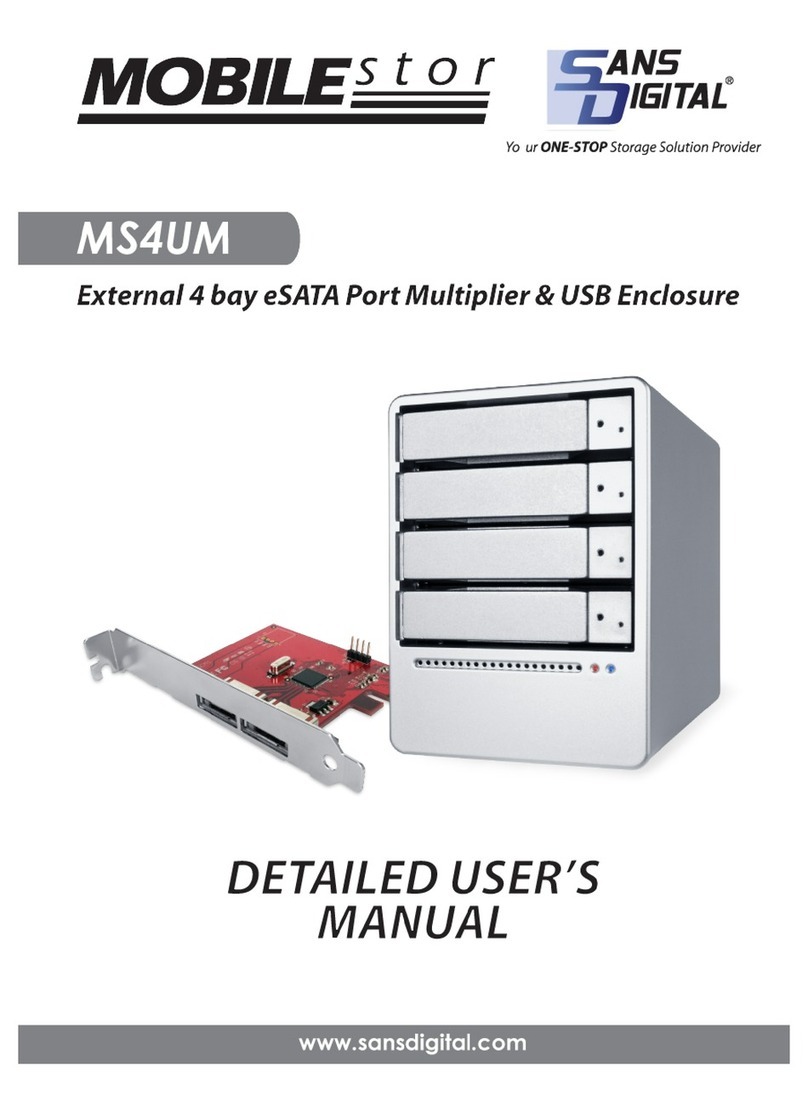 Sans Digital MobileStor MS4UM user manual