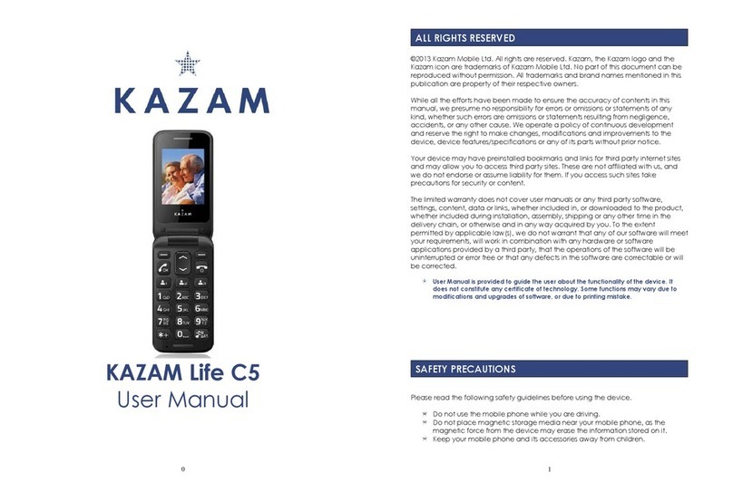 KaZAM Life C5 User manual KaZAM Life C5 User manual