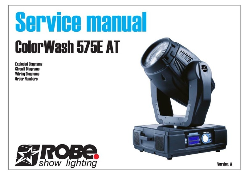 Robe ColorWash 575E AT Service manual