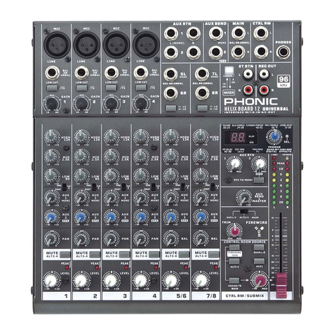 Phonic HELIX BOARD 12 user manual