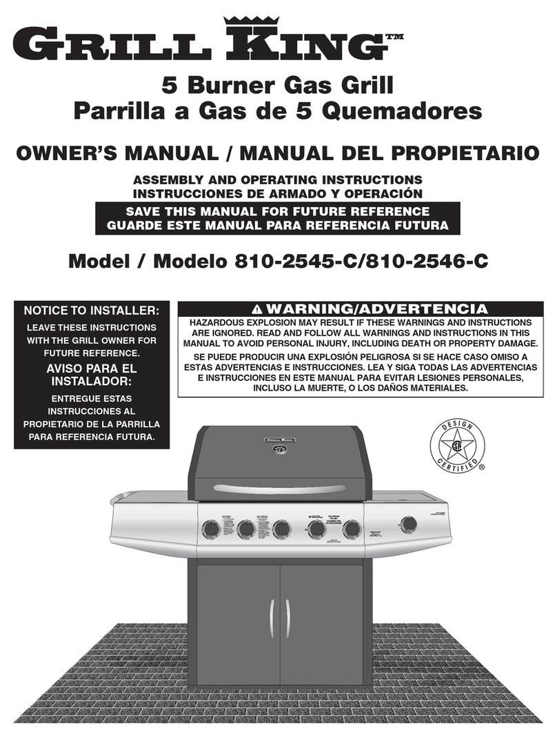 GrillKing 810-2545-C owner's manual GrillKing 810-2545-C owner's manual