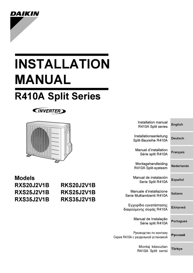 Daikin RXS20J2V1B User manual