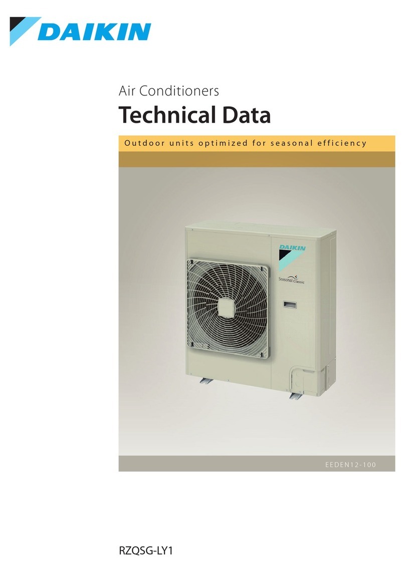 Daikin RZQSG125LY1 Instruction manual Daikin RZQSG125LY1 Instruction manual