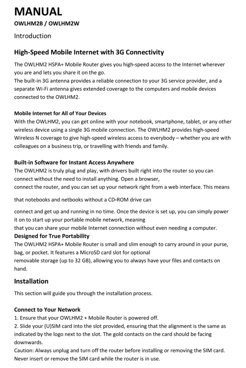 Omega OWLHM2B user manual