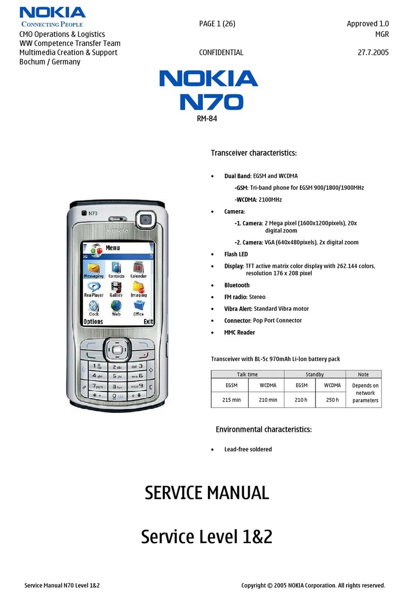 Nokia N70 RM-84 User manual
