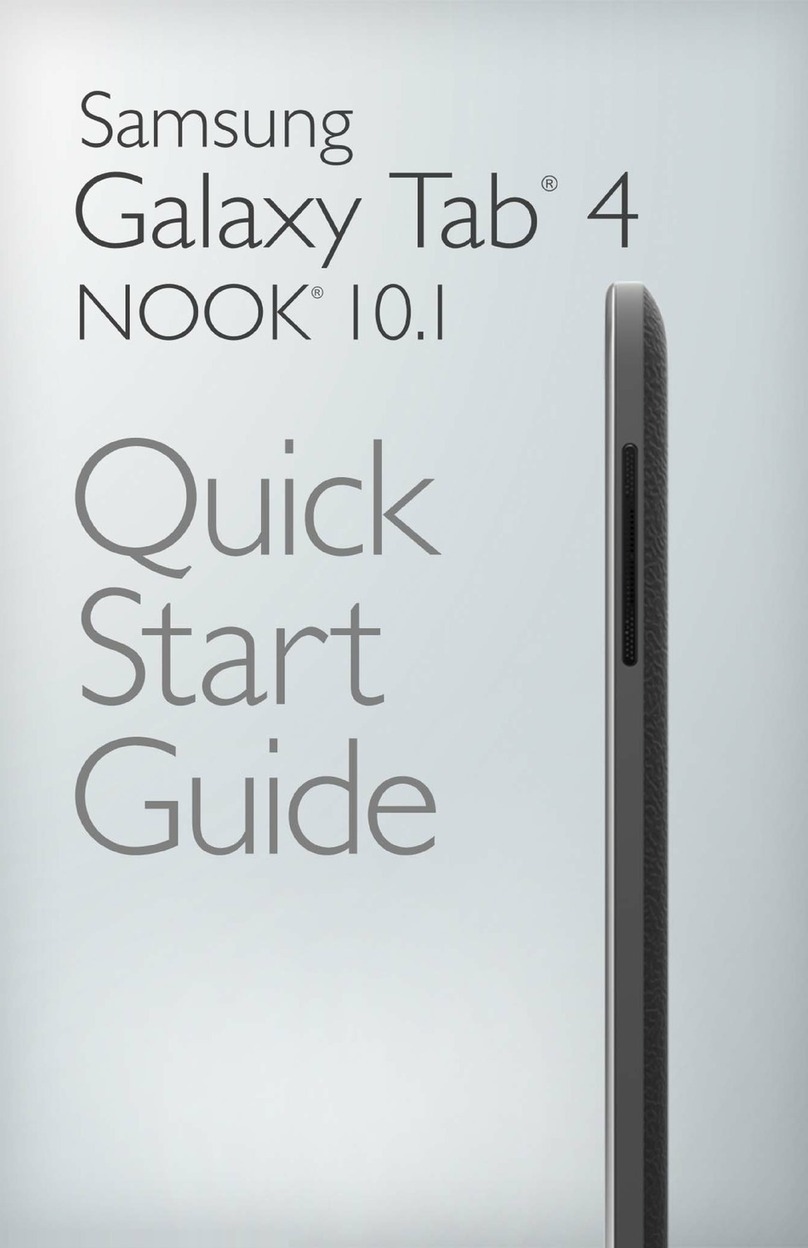 Samsung galaxy tab 4 nook 10.1 User manual