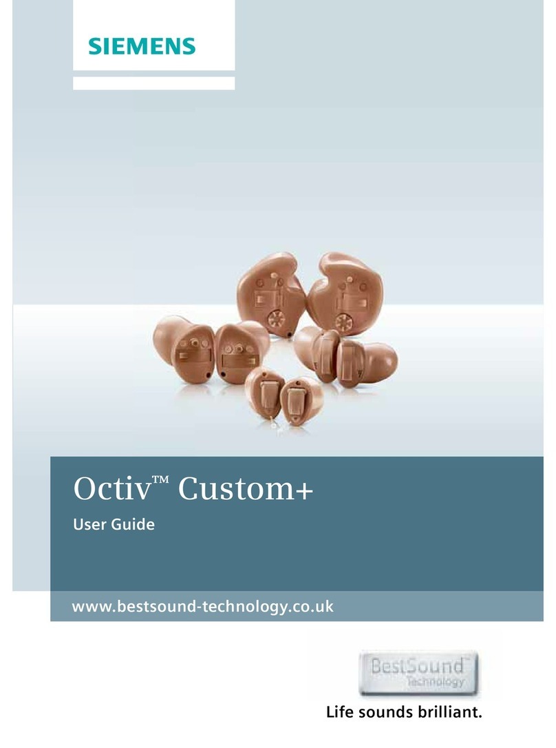 Siemens Octiv Custom+ User manual Siemens Octiv Custom+ User manual