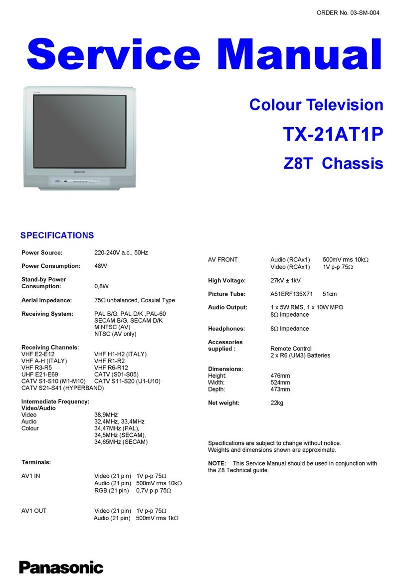 Panasonic TX-21AT1P User manual