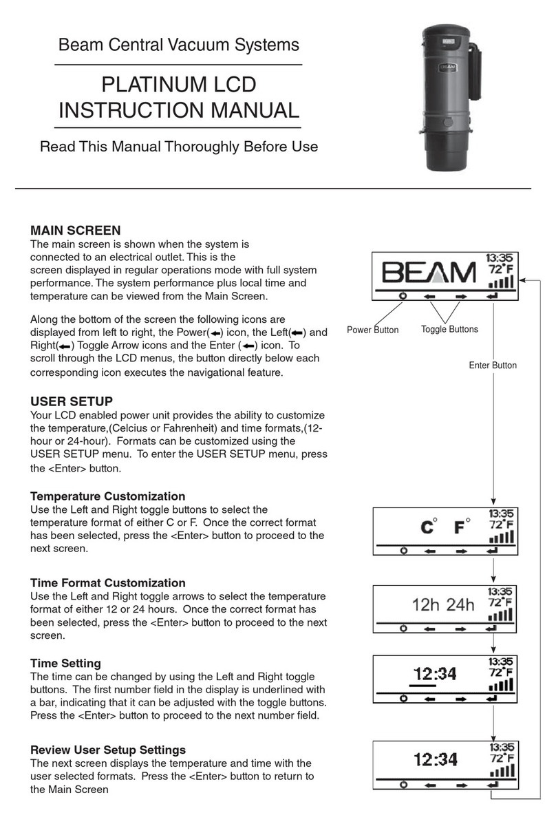 Electrolux SC385 LCD instruction manual