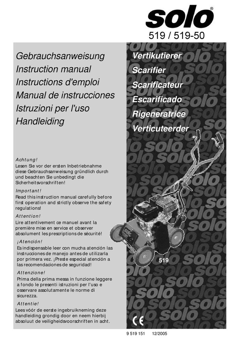 Solo 519 instruction manual Solo 519 instruction manual