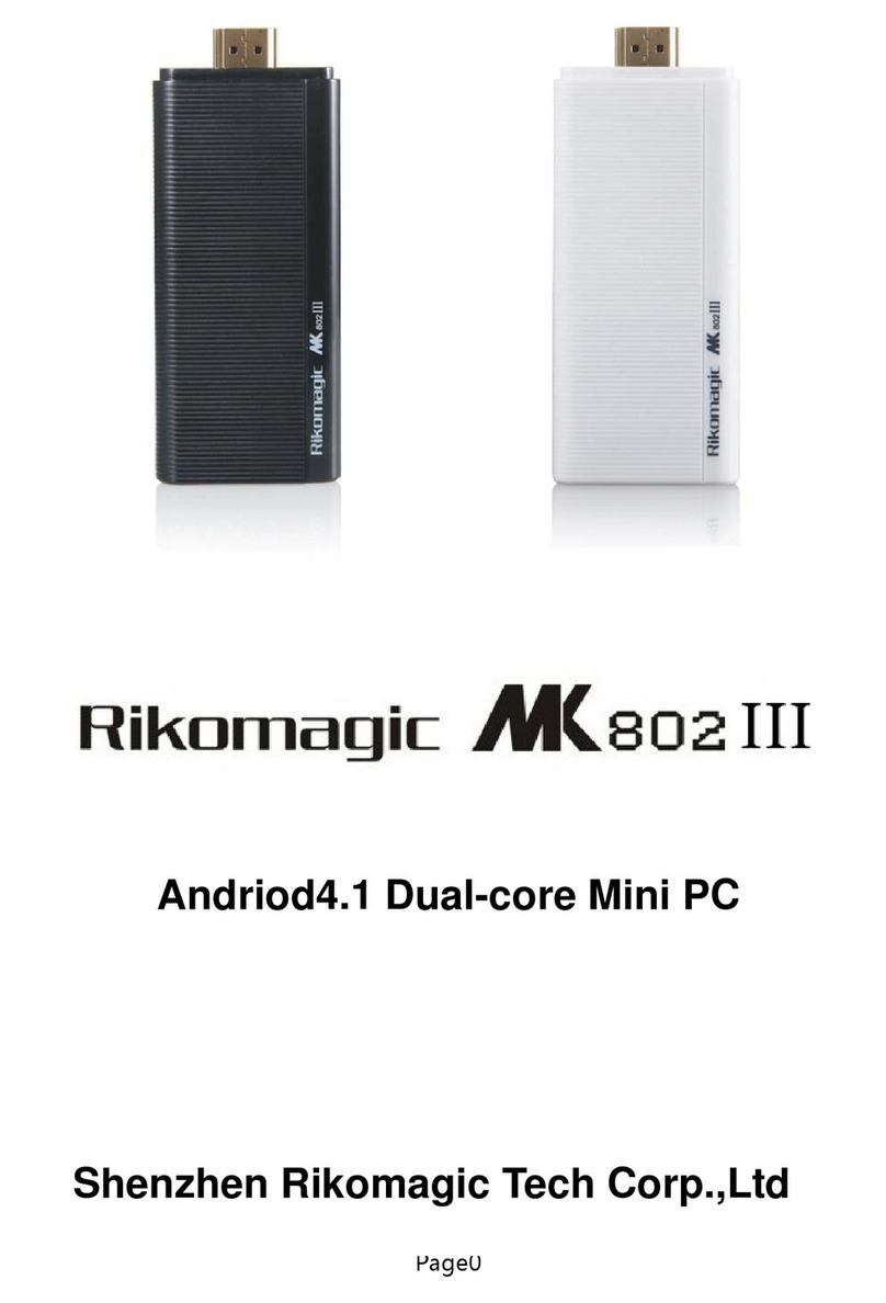 Rikomagic MK802 III user manual