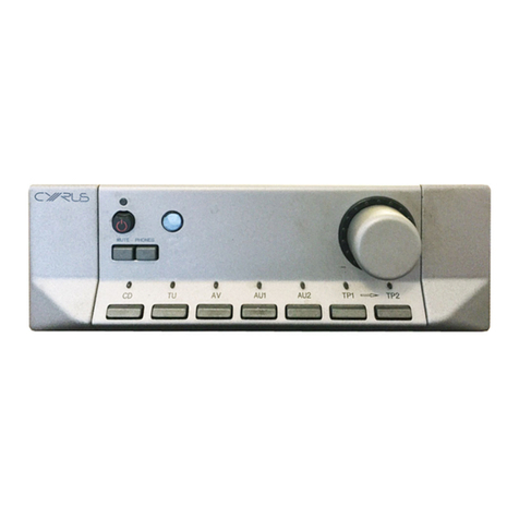 Cyrus 7 User manual